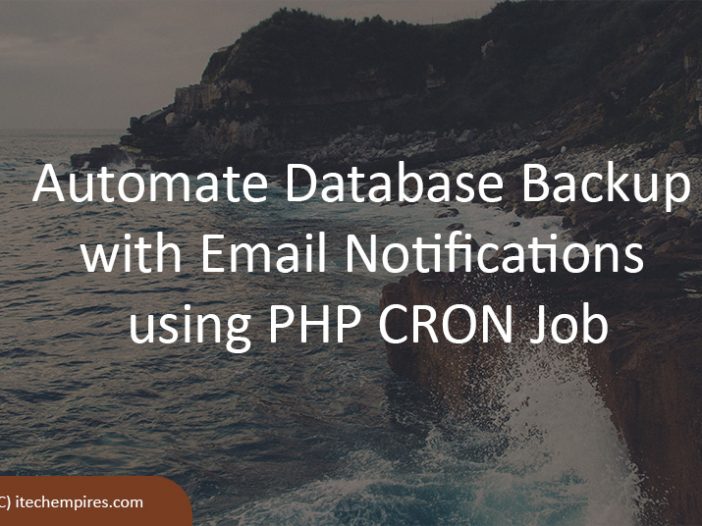 Automate Database Backup with Email Notifications using PHP CRON Job