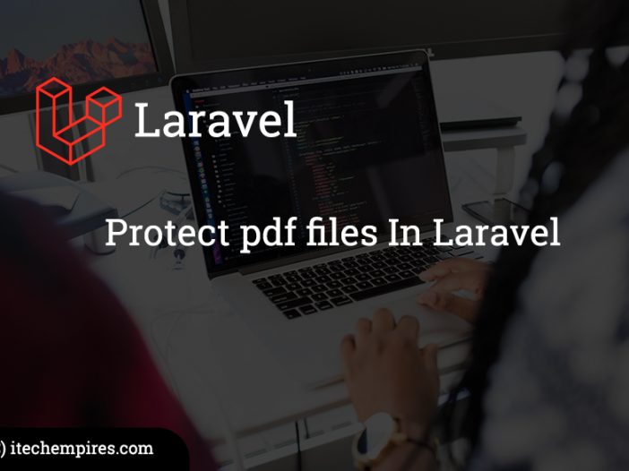 Protect pdf files In Laravel